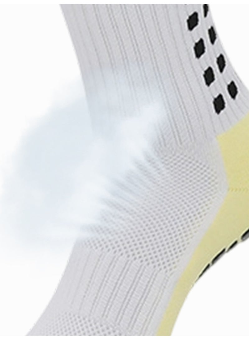 3 Pairs Premium Anti-Slip Grip Soccer Socks | Non-Skid Compression Athletic Football Training Socks for Men & Women - Image 4