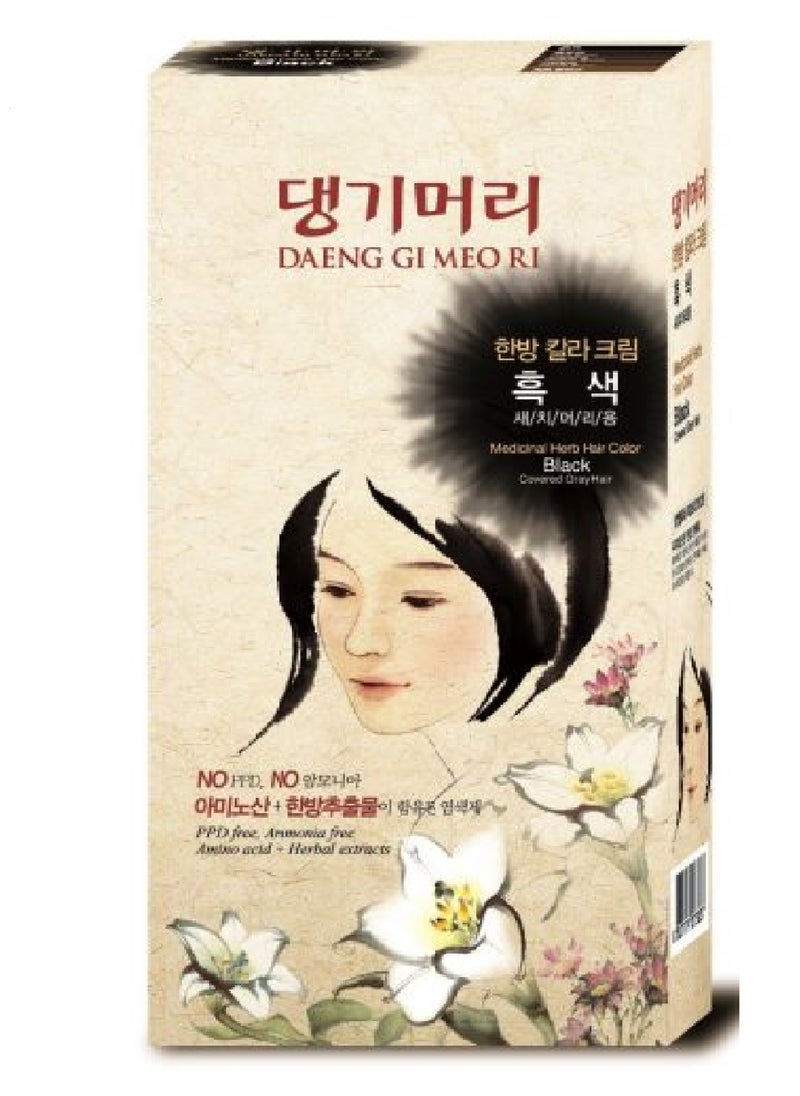 DAENG GI MEO RI - DAENG GI MEO RI MEDICINAL HERB HAIR COLOR BLACK - Image 1