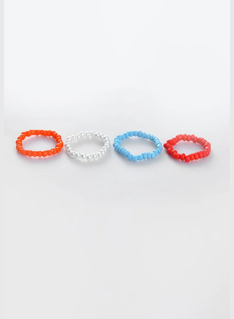SOHI Trendy Designer Beaded Ring