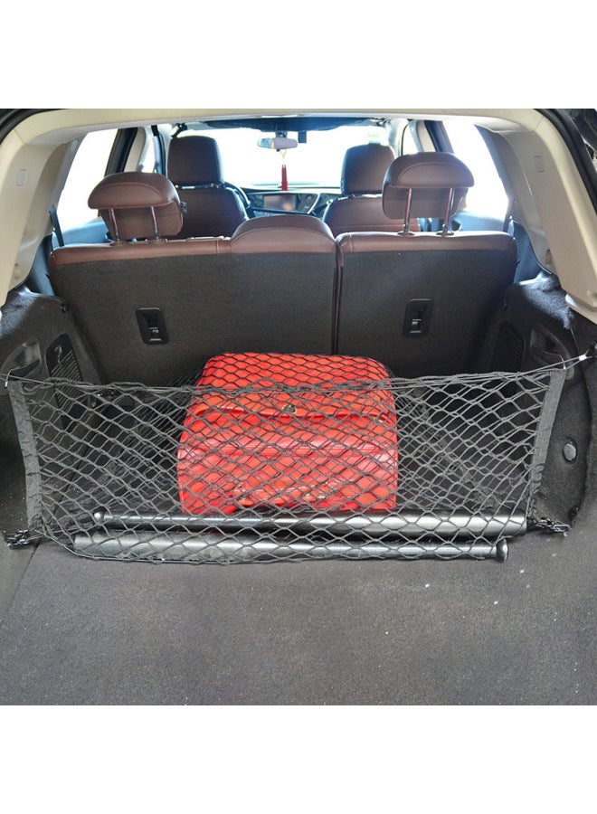Car trunk storage net bag car supplies trunk non-slip fixed elastic net car luggage storage artifact - Image 5