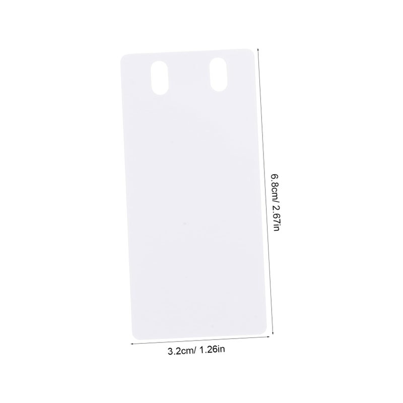 50 Pcs White PVC Cable Tags Blank Write On Labels For Wire Cord Identification - Image 3