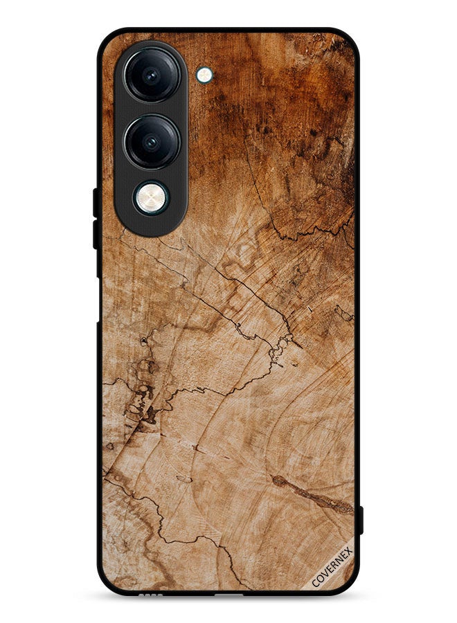 Covernex vivo Y29s Protective Case Cover Vintage Wooden Pattern - Image 1