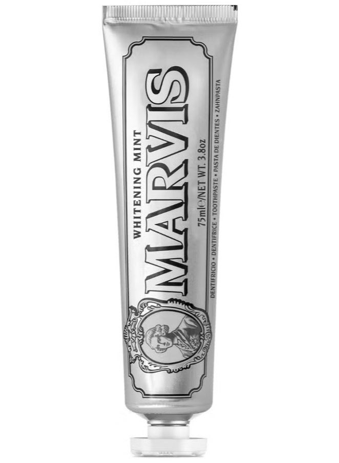 Marvis Whitening Mint Toothpaste with Xylitol | 85ml – Brightens Teeth, Long-Lasting Freshness - Image 2