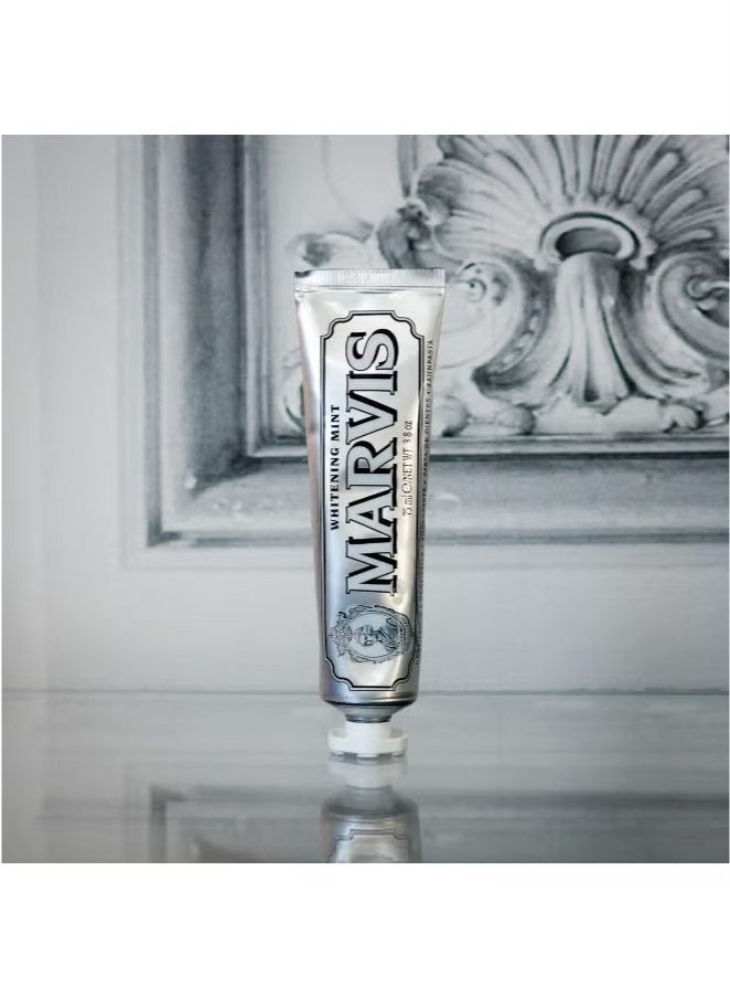 Marvis Whitening Mint Toothpaste with Xylitol | 85ml – Brightens Teeth, Long-Lasting Freshness - Image 3