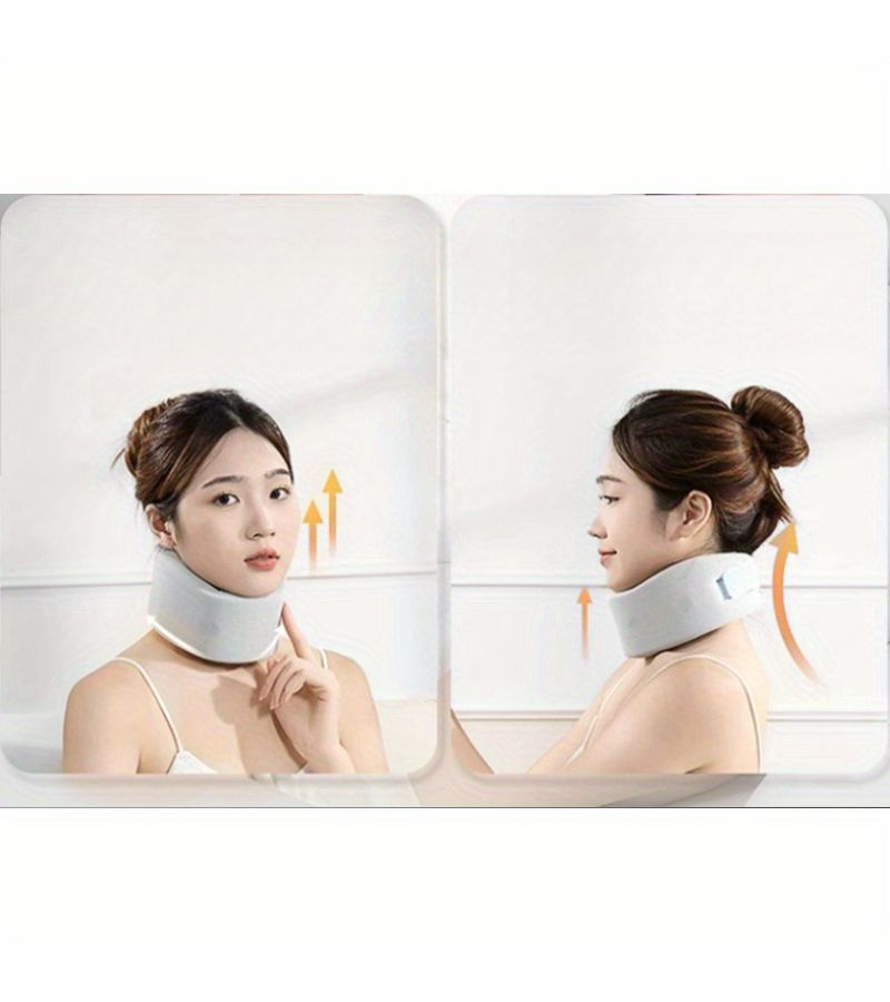 Neck Stripe Gray Cervical Collar Support for Forward Head Relief - Image 4
