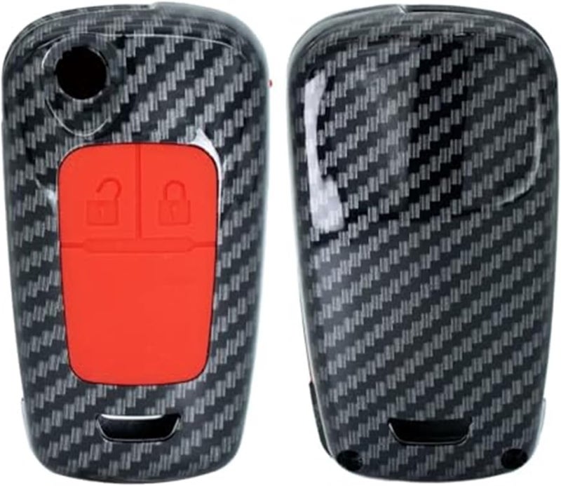 DEMULAX Carbon Fiber Key Fob Cover for Chevrolet and Buick - Image 2