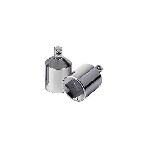 FOCMKEAS Socket Adapter 1/2" Drive (F) to 1/4"(M), CR-V, Female to Male, 2PCS - Image 1