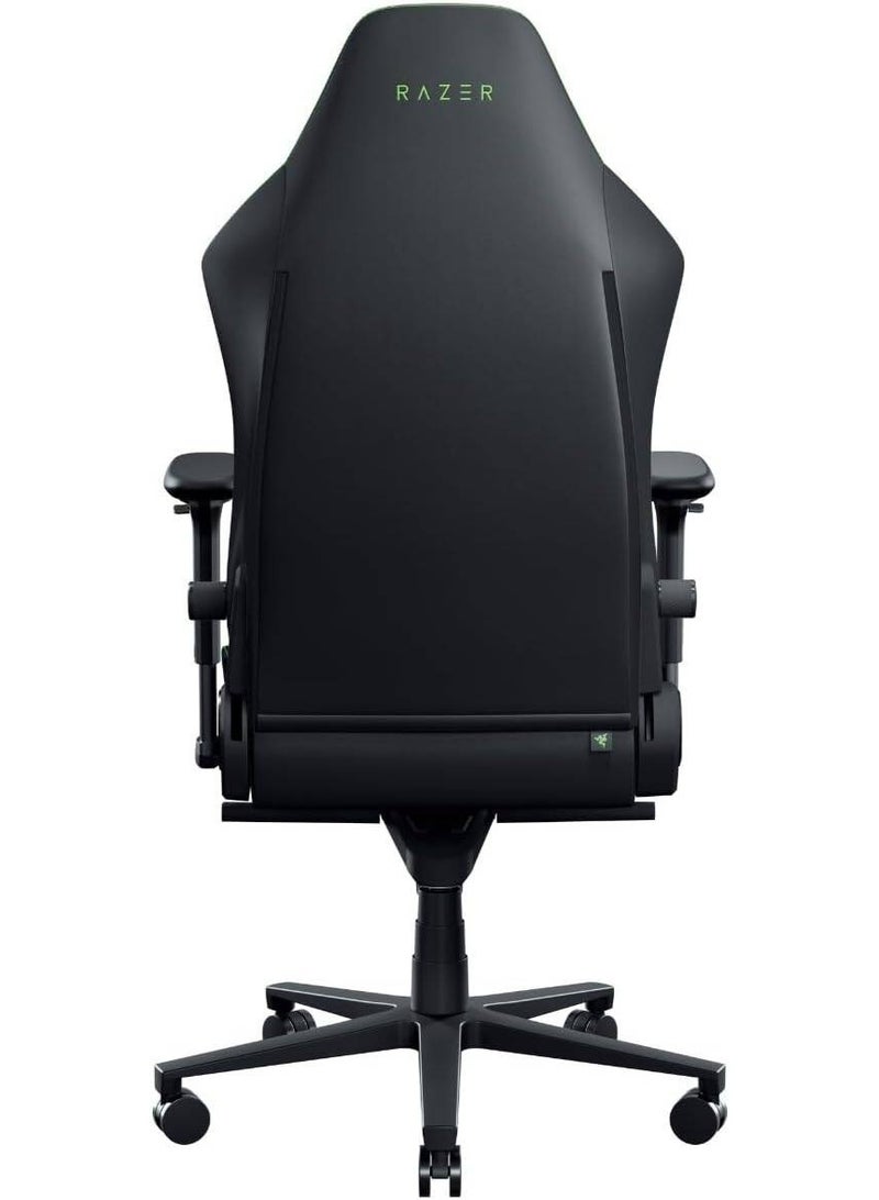 RAZER Iskur V2 NewGen Ergonomic Gaming Chair, HyperFlex 360° Adjustable Lumbar Support, Gen-2 EPU Leather with CoolTouch, 4D Armrests, 153° Recline, Dual-Density Cold-Cured Foam, Steel Frame, High Back, 136kg Capacity, Black & Green | RZ38-04900700-R3G1 - Image 2