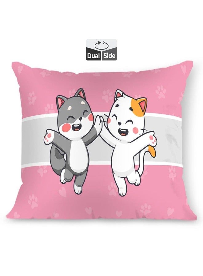 Brizberry® Kids Pillow Cushion with Super Soft Fabric | Animal & Cartoon Prints | 12x18 inches (Design 4) - Image 1