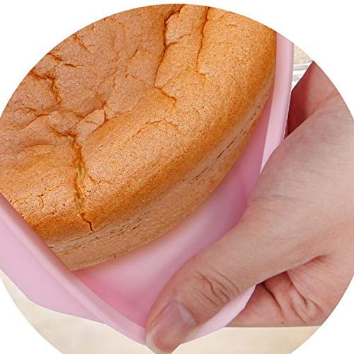 Pindia 1Pc Silicone Non-Stick Round Baking Cake Bread Pan Mould - Random Color - Image 2