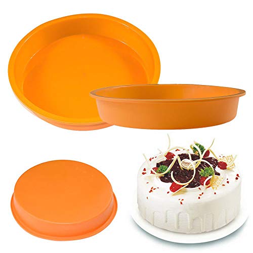 Pindia 1Pc Silicone Non-Stick Round Baking Cake Bread Pan Mould - Random Color - Image 4