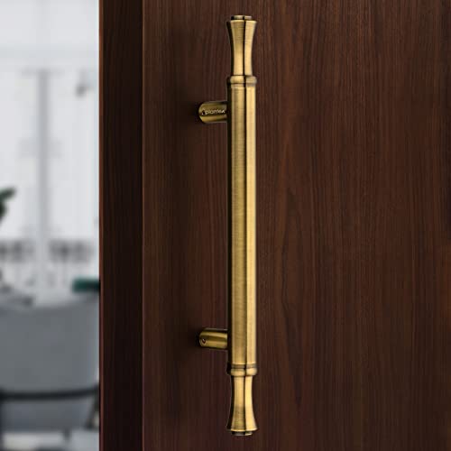 Plantex Heavy Duty Door Handle for Main Door/14 inch Main Door Handle/Pull Push Handle for Home/Hotel/Office Door - Pack of 1 (Brass Antique) - 3 Years Warranty - Image 1