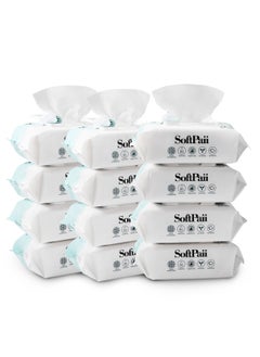 Softpaii 99.9% Water Wet wipes Baby Wipes 12x72(864 wipes)  - Image 2