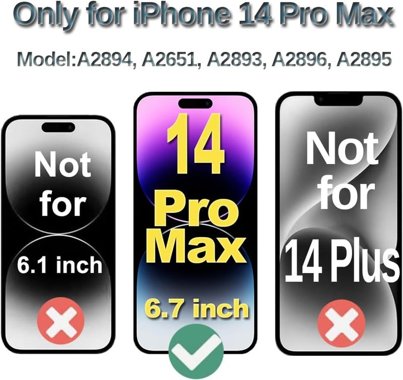 Fixerman Store for iPhone 14 Pro Max Screen Replacement Full HD 6.7 inch,3D Touch LCD Display Digitizer Assembly with Repair Tools,Compatible with Model A2894, A2651, A2893, A2896, A2895 - Image 2