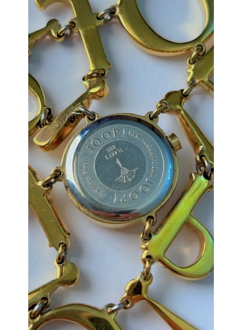 JOOP! TL4472 Elegant Gold Statement Bracelet Watch for Women – Pre-Owned (Excellent Condition, Looks Like Brand New) - Image 2