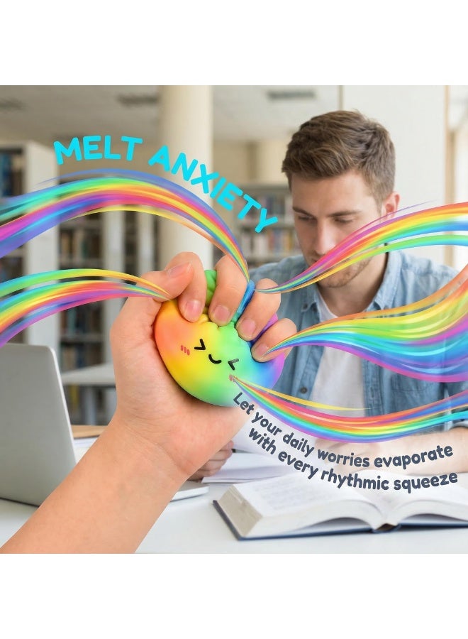 Dumpling Squishy Toy Set – Slow Rising Sensory Stress Balls with Steamer, Anxiety Relief Fidget Dough, Mystery Box Gift for Kids & Adults - Image 5