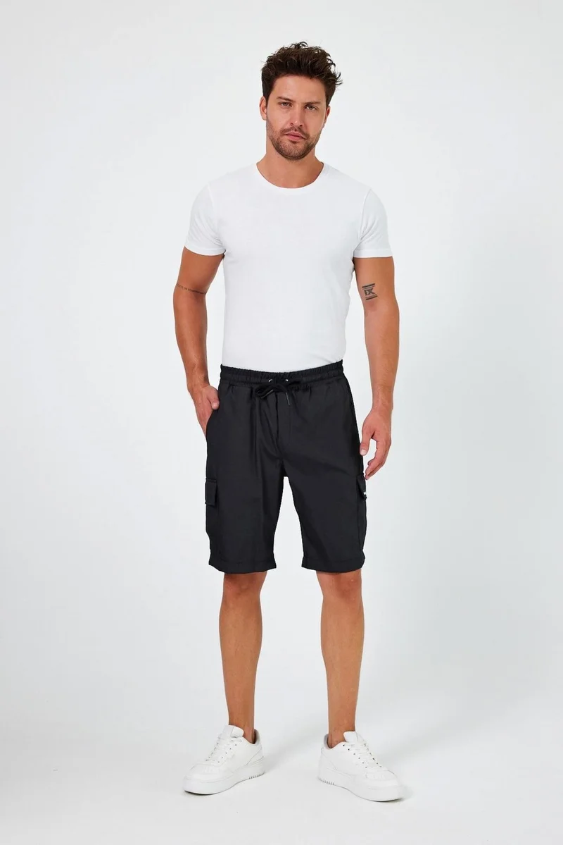 الكسندر جاردي Alexandergardi Cargo Pocket Bermuda Shorts (E24-6502)