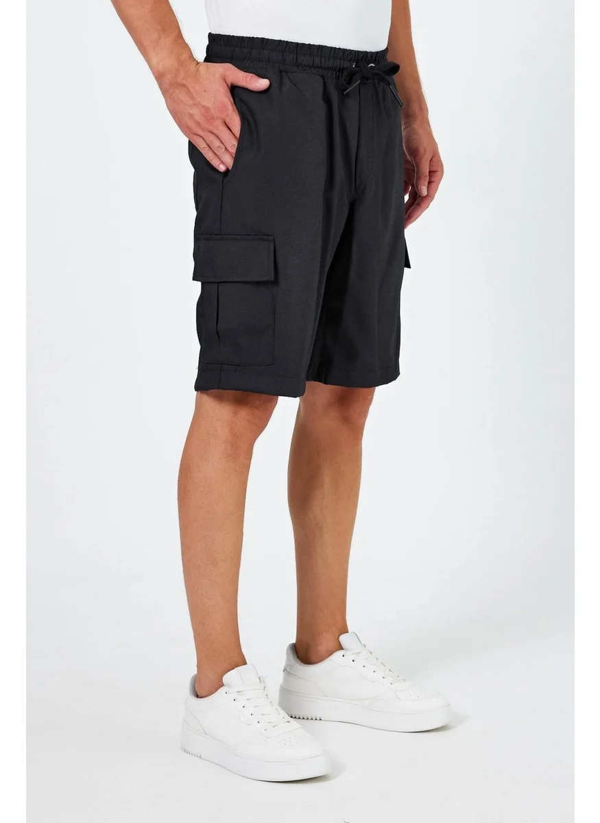 الكسندر جاردي Alexandergardi Cargo Pocket Bermuda Shorts (E24-6502)