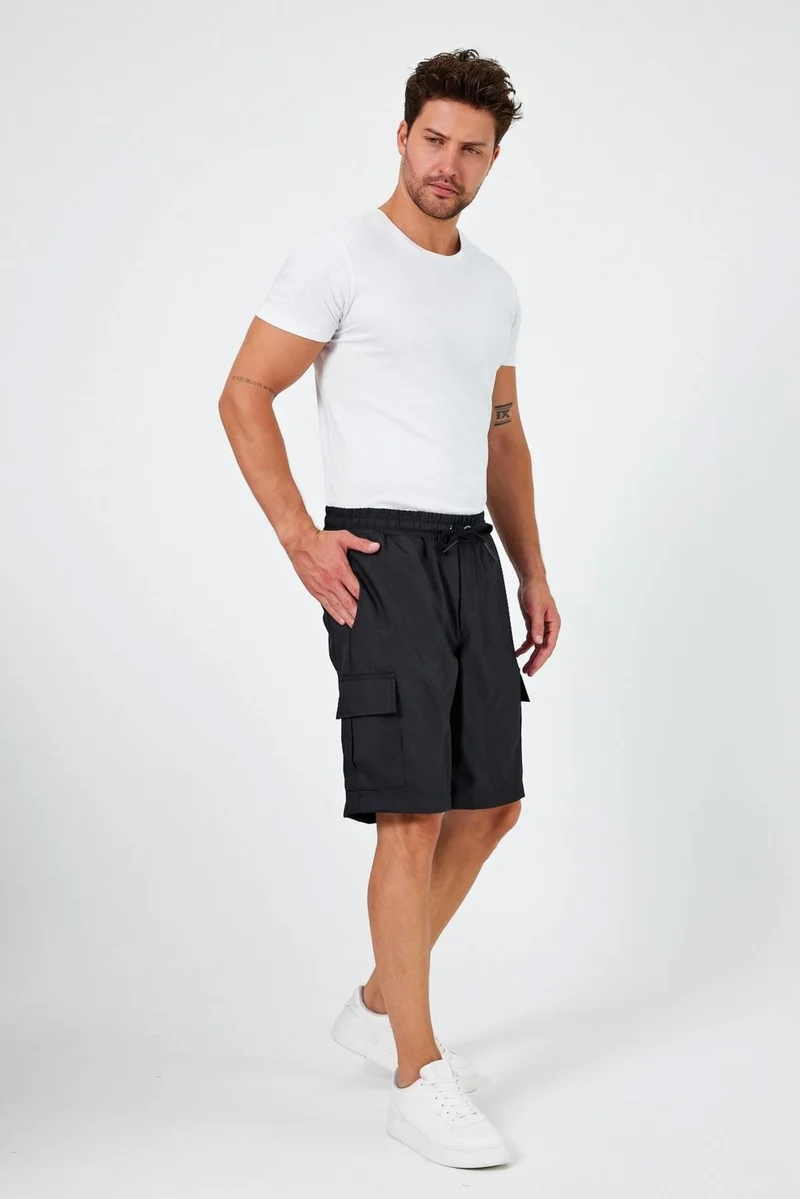 الكسندر جاردي Alexandergardi Cargo Pocket Bermuda Shorts (E24-6502)