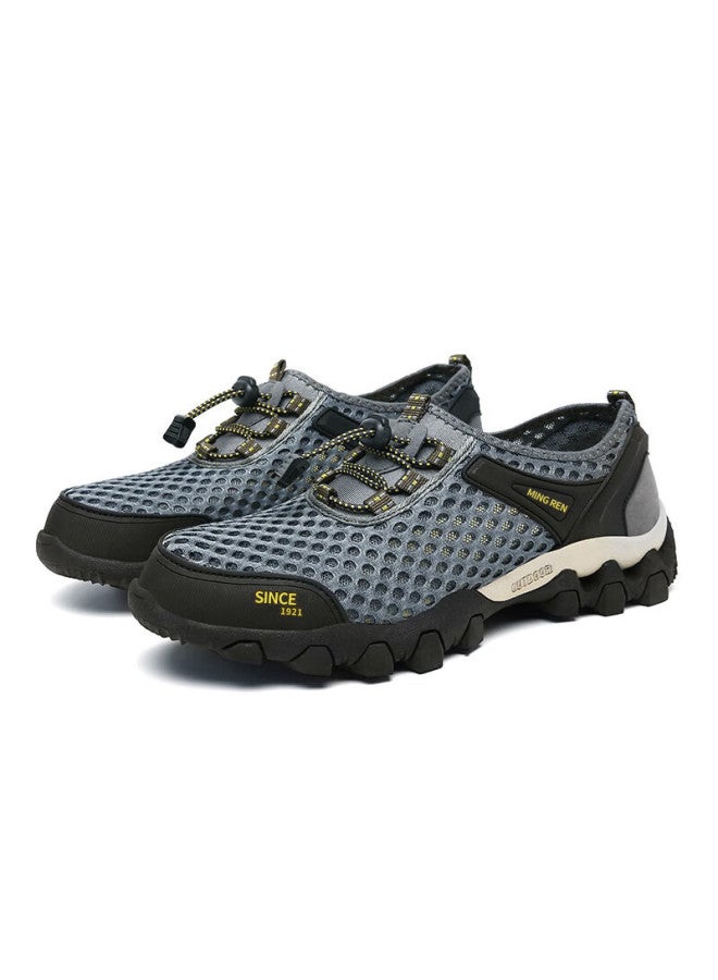 Double Star Eight Shuangxing Bate Men's Casual Outdoor Summer Sneakers, Breathable Mesh Shoes, Slip-on Hiking Shoes For Men, Water-friendly - Image 2