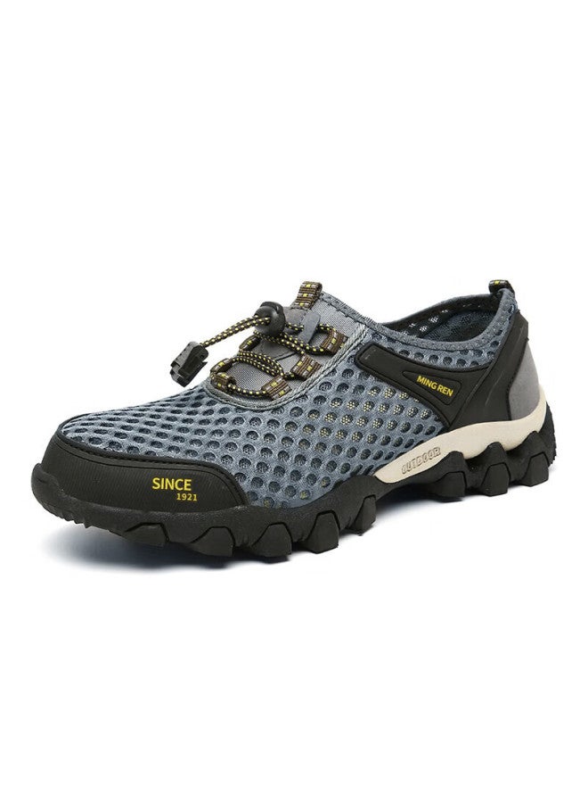 Double Star Eight Shuangxing Bate Men's Casual Outdoor Summer Sneakers, Breathable Mesh Shoes, Slip-on Hiking Shoes For Men, Water-friendly - Image 1