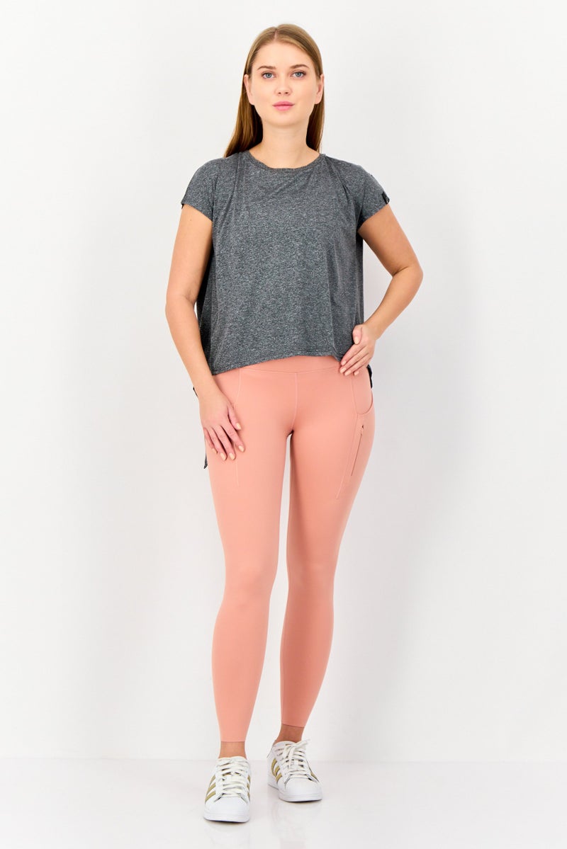 asics Women Relaxed Fit Sleeveless Training Top, Heather Grey - Image 3