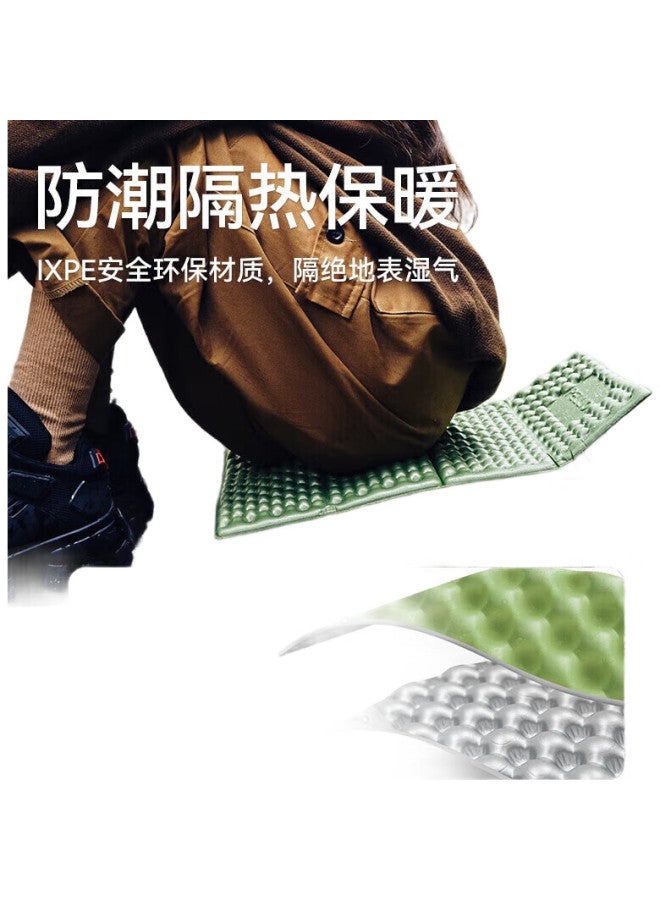 PELLIOT Outdoor Seat Cushion, Picnic Moisture-Proof Mat, Egg Nest Folding Ground Mat, Camping Tent Thickened Nap Pad, 16102811 Green - Image 1