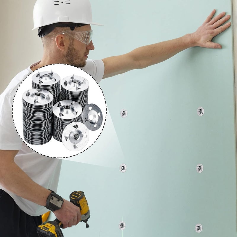 AccEncyc 600Pcs Foam Board Fasteners - 1-1/8 Inch Metal Washers for Fixing Installation - Image 5