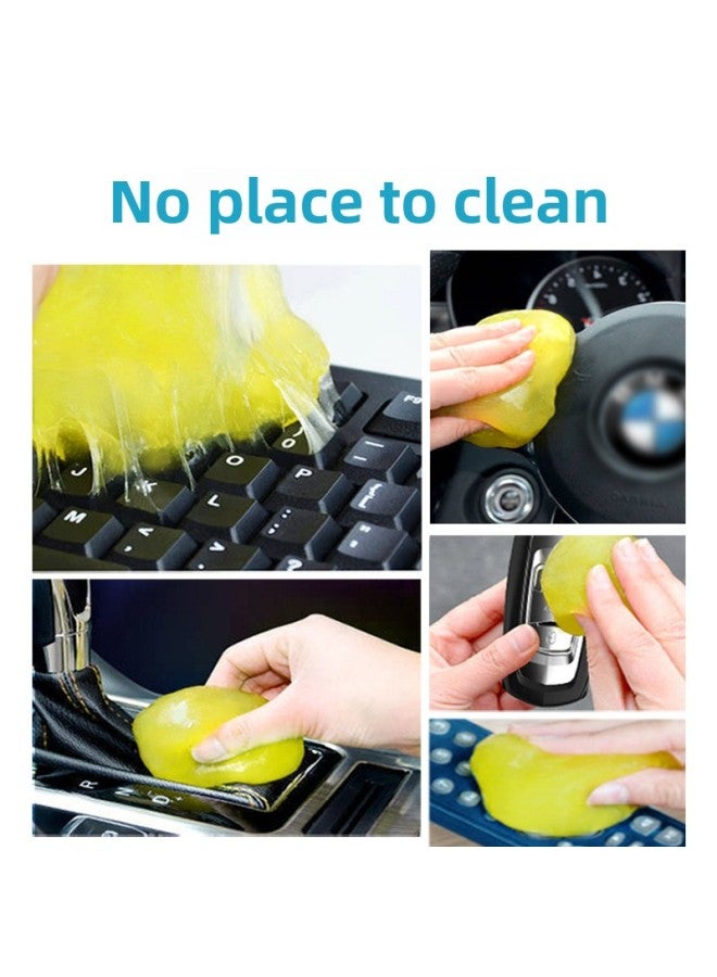 Car Cleaning Soft Rubber Car Cleaning Mud Household Keyboard Sticky Ash Artifact Gap Keyboard Cleaning Mud Cleaning Soft Rubber-Color:160g Red Bottle - Image 4