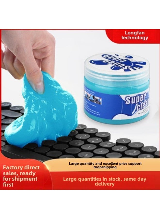 Car Cleaning Soft Rubber Car Cleaning Mud Household Keyboard Sticky Ash Artifact Gap Keyboard Cleaning Mud Cleaning Soft Rubber-Color:160g Red Bottle - Image 2