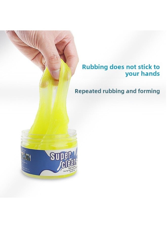 Car Cleaning Soft Rubber Car Cleaning Mud Household Keyboard Sticky Ash Artifact Gap Keyboard Cleaning Mud Cleaning Soft Rubber-Color:160g Red Bottle - Image 3
