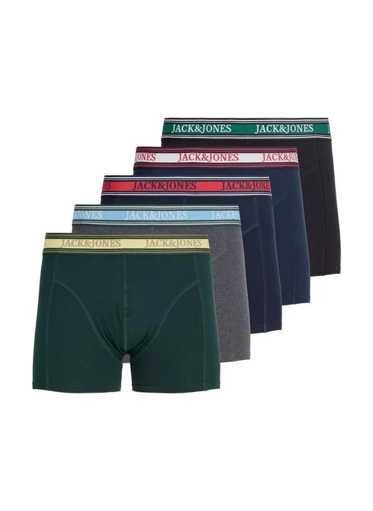 JACK & JONES 3 Pack Logo Band Trunks