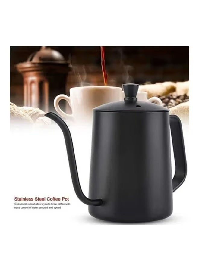 Arabest Stainless Steel Goose Neck Coffee Pot Black 500ml - Image 5