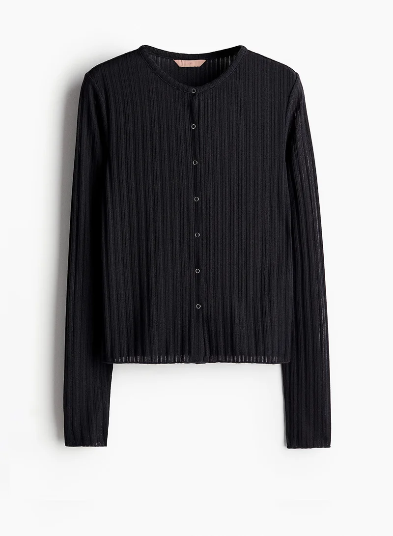 H&M Rib-Knit Cardigan