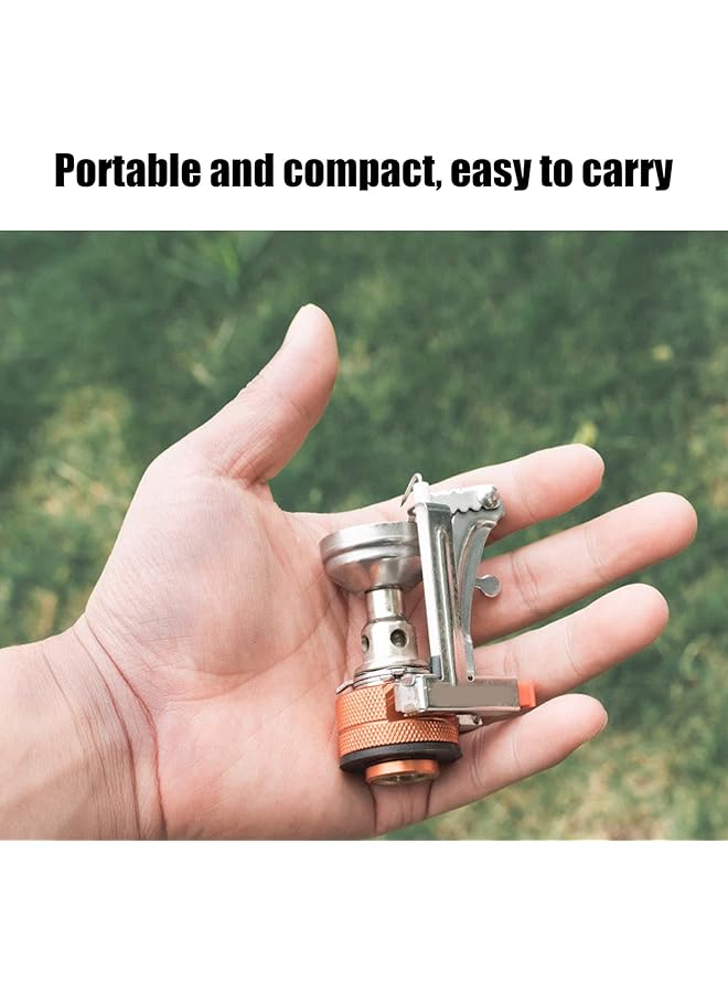 Generic Portable stove Flat gas Camping stove Mini Electronic lighter for fishing Mountaineering picnic - Image 5