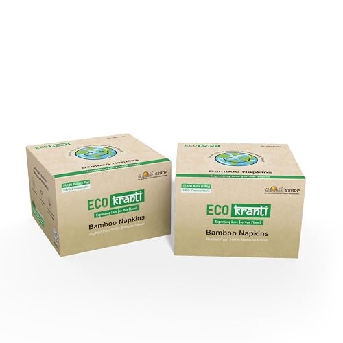 Eco Kranti – Bamboo Facial Tissue Napkins | 100 Pulls x 2 Packs | 100% Natural & Eco-friendly | Soft & Absorbent Face Napkins | Biodegradable, Compostable & Environment-Safe | Travel-Friendly tissues - Image 1