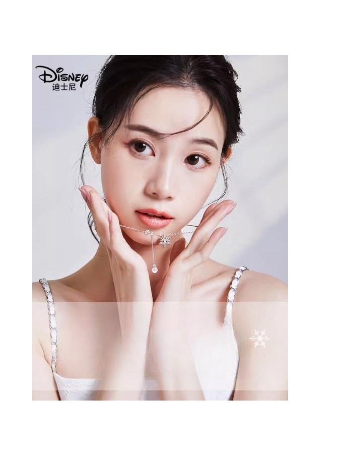 Disney قلادة نسائية جديدة خفيفة فاخرة نادرة رائعة من الفضة النقية هدية عيد الحب  - Image 5