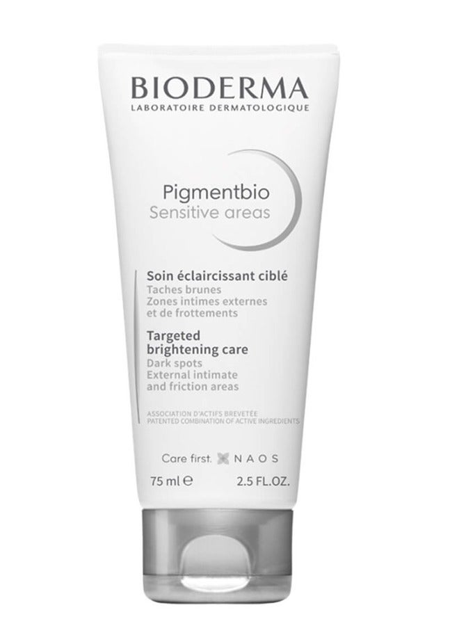 Bioderma Pigmentbio White Sensitive Cream Body Cream, Moisturizing Cream For Dry Skin, For Neck, For Skin, Unscented, Weak Acid 75ml - Image 1