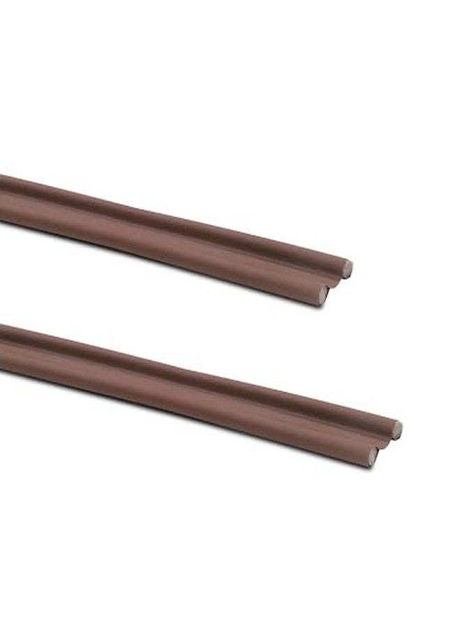 بي سيف واقي باب من مادة PVC من B-Safe Innovation (36 بوصة، عبوة من قطعتين) حشو للفجوات في شريط مانع التسرب السفلي للباب - عازل للصوت، يقلل الضوضاء، موفر للطاقة، مانع للغبار، واقي من الحشرات (بني) - Image 2