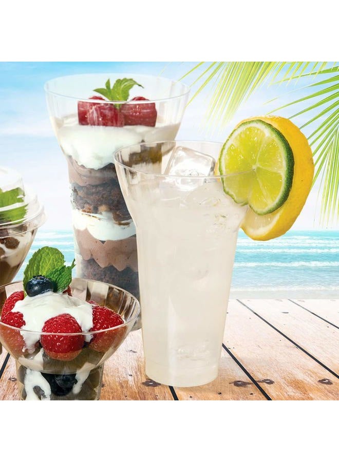 WNA Classic Parfait Clear Rigid Plastic Parfait Cup, 12 Ounce (240-Count) - Image 2