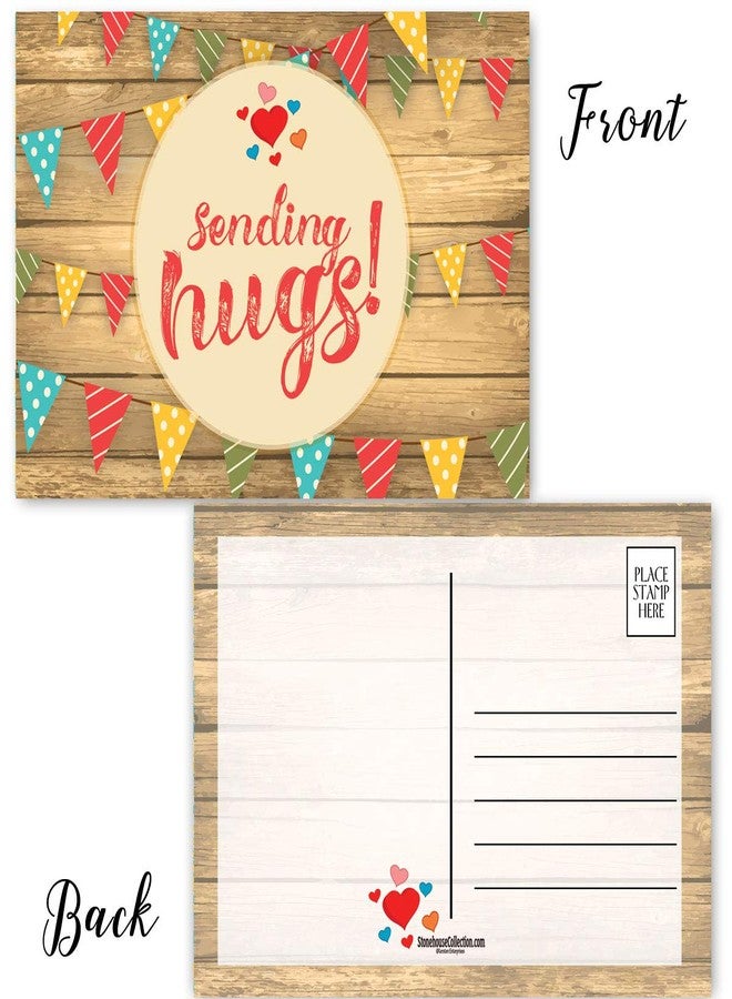 ستون هاوس كوليكشن مجموعة ستون هاوس لبطاقات بريدية للتواصل - 4 تصاميم مرحة - أفكر فيك - 40 بطاقة بريدية - 4 بوصات × 6 بوصات - بطاقات بريدية للصداقة - صنع في الولايات المتحدة الأمريكية (مجموعة متنوعة رقم 1) - Image 2