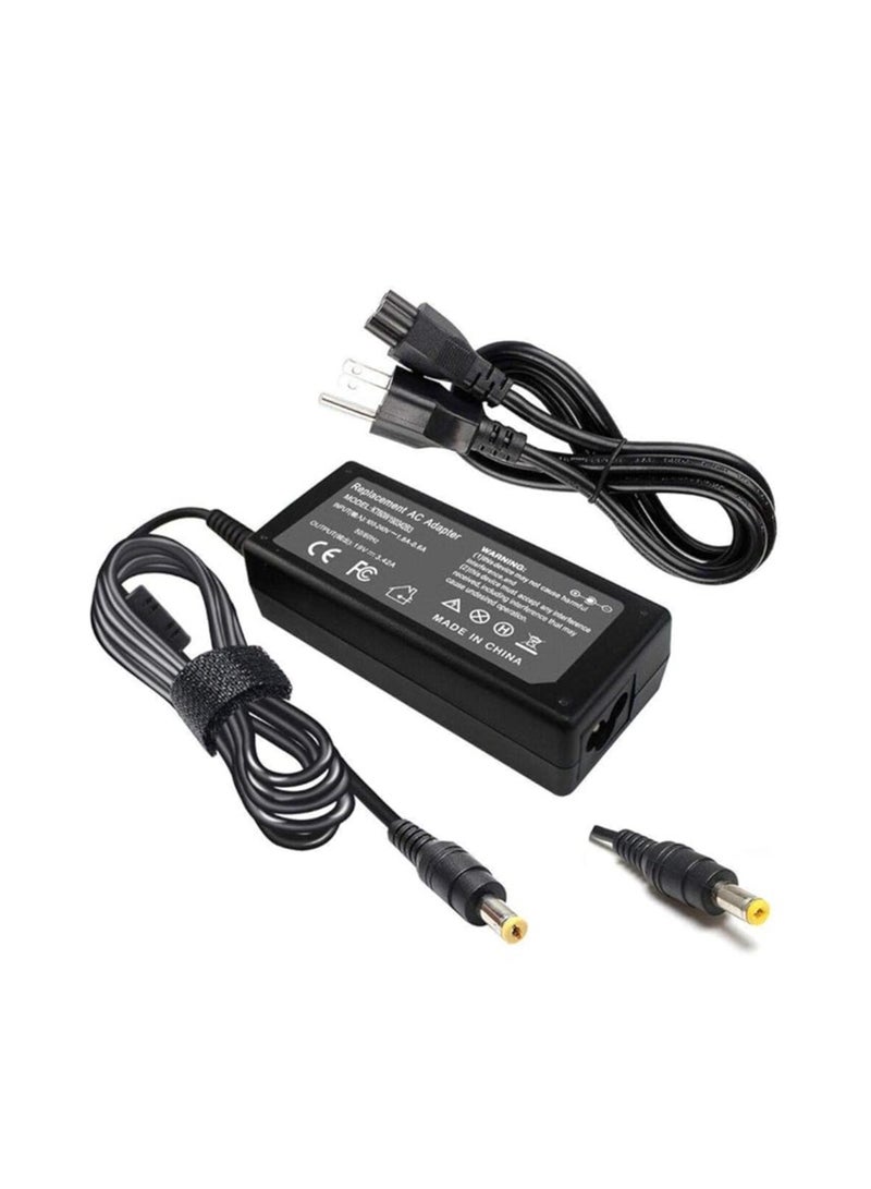Terabyte 65W 19V 3.42A AC Adapter Charger Compatible with Acer Aspire V5 V3 V7 S3 E1 R3 R7 M5 E1 5349 5750 5250 7560 AS7750, Monitor S202HL H236HL G246HL H276HL G276HL S220HQL HN274H PA-1650-86 Power Supply - Image 1