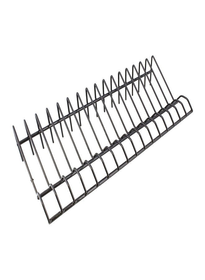 أبن حامل كماشة ABN أسود اللون، مكون من 16 قطعة - منظم مفاتيح، قواطع، أدوات يدوية، رف تخزين - Image 2