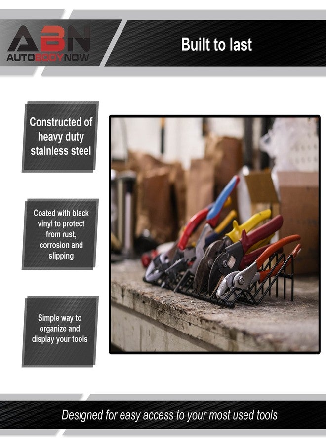 أبن حامل كماشة ABN أسود اللون، مكون من 16 قطعة - منظم مفاتيح، قواطع، أدوات يدوية، رف تخزين - Image 4