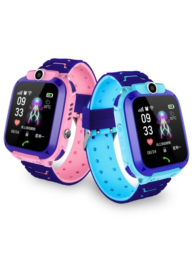 Generic English Q12 19 Multi-language Children's Phone Watch Smart Watch-Color:W11 4g Smart Full Network High-definition Call Waterproof Black  - Image 2