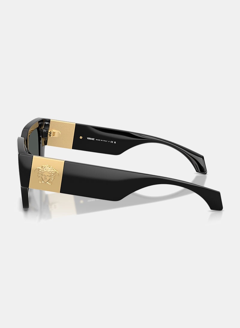 VERSACE Women Women Full Rim Square Sunglasses 0VE4497U 53 - Image 3