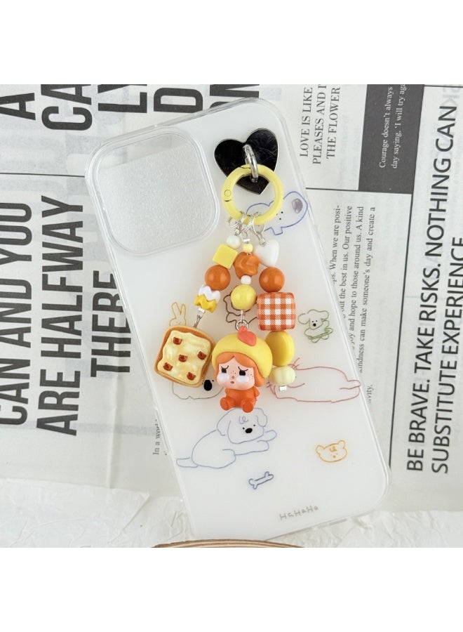 NIBEMINENT Phone Charm/ Chain Strap for Women Girls, Cute Cell Phone Case Lanyard Wrist Strap