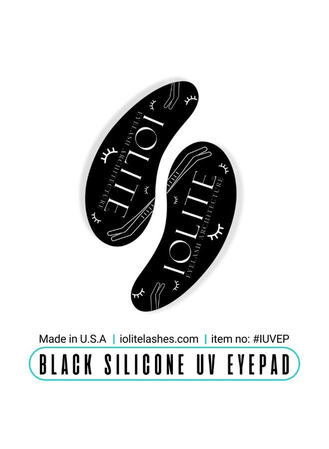 IOLITE Uv Lash Eye Patch  Silicone Eye Pads  Reusable  Hypoallergenic Tanning Bed Eye Protection For Uv Lash Extension  Comfortable  Secure Undereyelid Shields (1 Pair Black) Iuvep - Image 4