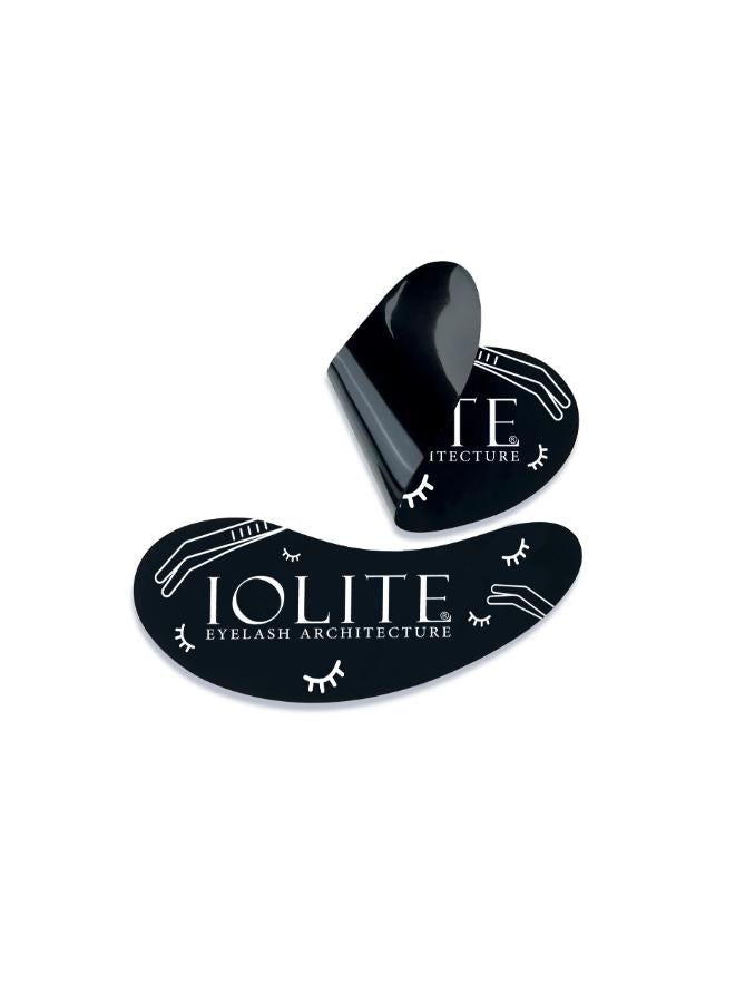 IOLITE Uv Lash Eye Patch  Silicone Eye Pads  Reusable  Hypoallergenic Tanning Bed Eye Protection For Uv Lash Extension  Comfortable  Secure Undereyelid Shields (1 Pair Black) Iuvep - Image 1