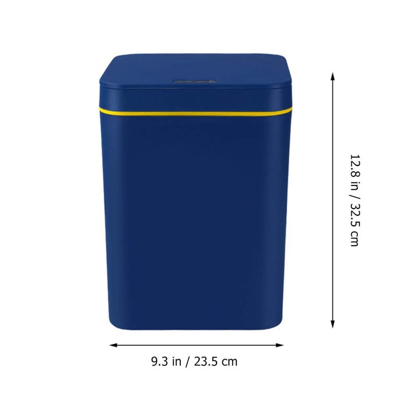 woobles Automatic Dustbin Kitchen Trash Can Automatic Trash Can Plastic Garbage Container Bin Trash Can Waste Container for Bathroom Kitchen Office Home Automatic Trash Bin - Image 5